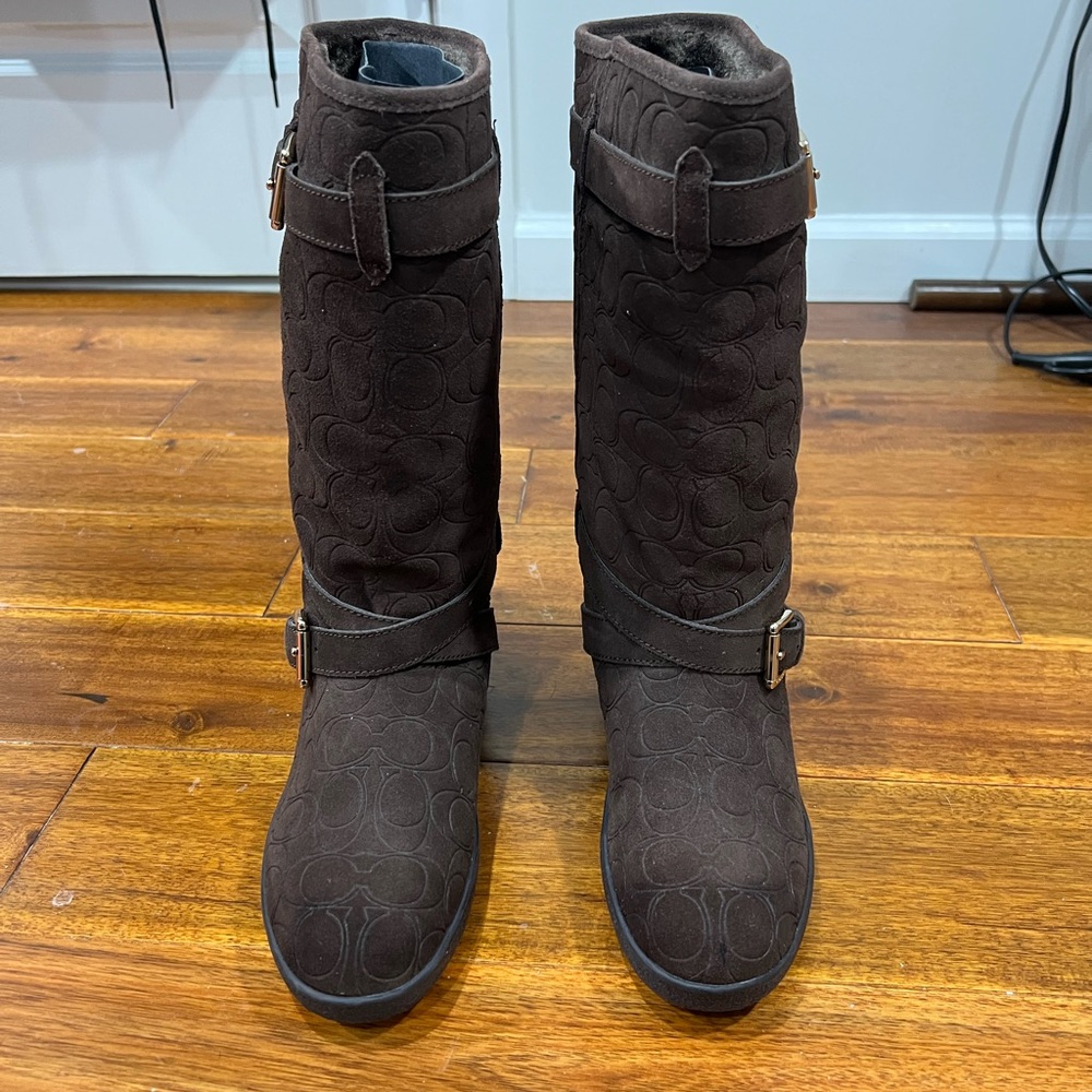 Coach Chestnut Thelma Boots